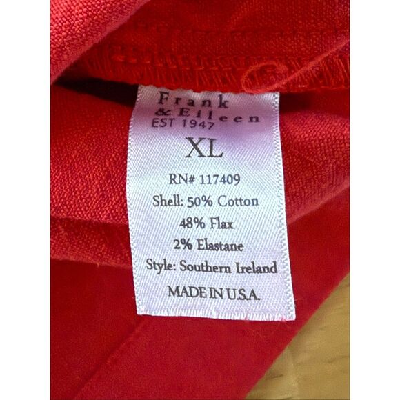 Frank & Eileen Southern Ireland Shirt Dress, Red, XL - Picture 13 of 14